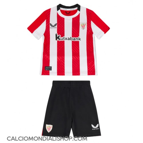 Maglie da calcio Athletic Bilbao Prima Maglia Bambino 2024-25 Manica Corta (+ Pantaloni corti)